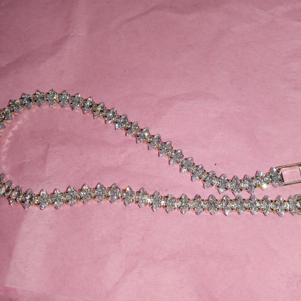 Diamond rhinestone bracelet